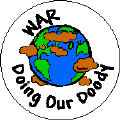 War - Doing Our Doody - Were Number 2-FUNNY ANTI-WAR KEY CHAIN