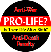 Pro-Life: Is There Life After Birth--POLITICAL POSTER