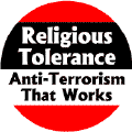 Religious Tolerance: Anti-Terrorism that Works--POLITICAL STICKERS