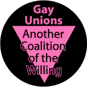 Gay Unions - Another Coalition of the Willing FUNNY KEY CHAIN