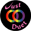 Just Duet - Rainbow Pride Wedding Rings--Gay Pride Rainbow Store KEY CHAIN