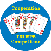 Cooperation Trumps Competition [Royal Flush] SPIRITUAL KEY CHAIN