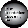 FEAR - False Expectations Appearing Real SPIRITUAL KEY CHAIN