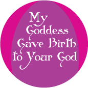 My Goddess Gave Birth to Your God SPIRITUAL KEY CHAIN