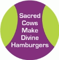 Sacred Cows Make Divine Hamburgers SPIRITUAL KEY CHAIN