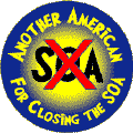 Another American for Closing the SOA - SOA STICKERS