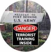 Danger - Terrorist Training Inside (Fort Benning SOA) - SOA MAGNET